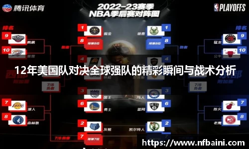 12年美国队对决全球强队的精彩瞬间与战术分析